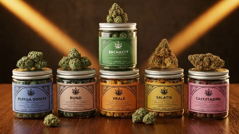 Tableau comparatif des variétés de fleurs CBD